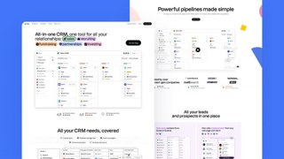 Folk Top SaaS CRM Web Design
