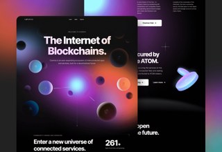 Cosmos Crpto Website Design