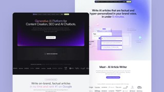 Writesonic Top SaaS Artificial Intelligence Web Design