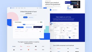 Amplitude Top Saas Analytics Web Design