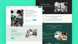 Teachable Top SaaS Education Web Design