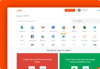 Zapier SaaS UI Design