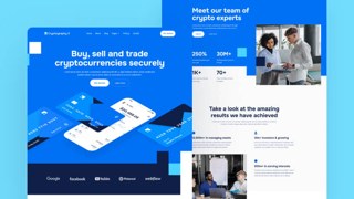 Cryptography X Top SaaS Financial Services Web Design
