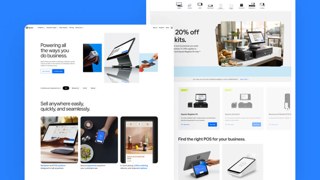 Square Top SaaS Ecommerce Web Design