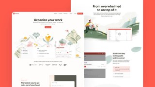 Todoist Top SaaS Productivity Web Design
