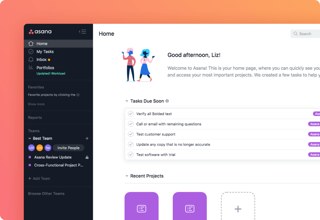 Asana SaaS UI Design