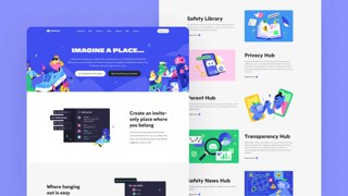 Discord Top SaaS Communication Web Design