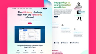 Front Top SaaS Customer Support Web Design