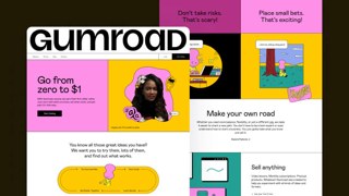 Gumroad Top SaaS Financial Services Web Design