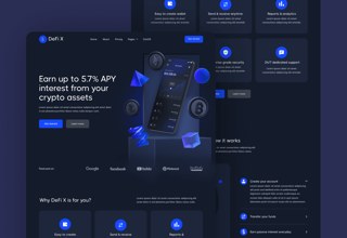 DeFi X Crypto Website Design