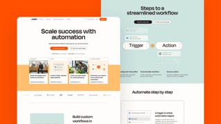 Zapier Top SaaS Automation Web Design