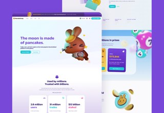 PancakeSwap Web3 Website Design