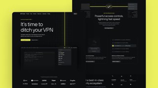 Twingate Top SaaS Security Web Design